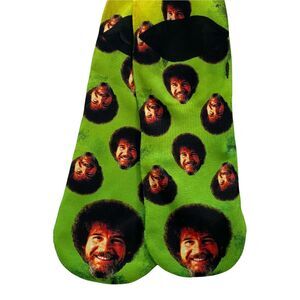 Savvy Sox B ROSS Painter All Colors Matter Socks Limited Edition Green Yellow